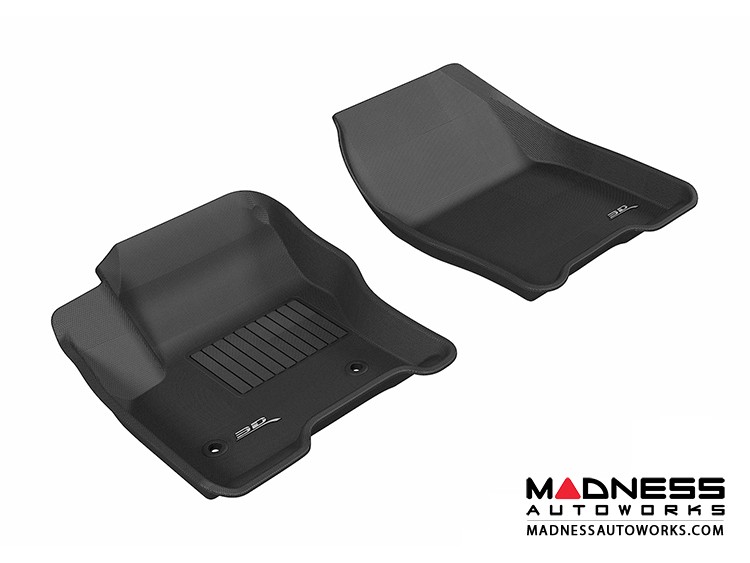 Ford CMax Floor Mats (Set of 2) Front Black by 3D MAXpider